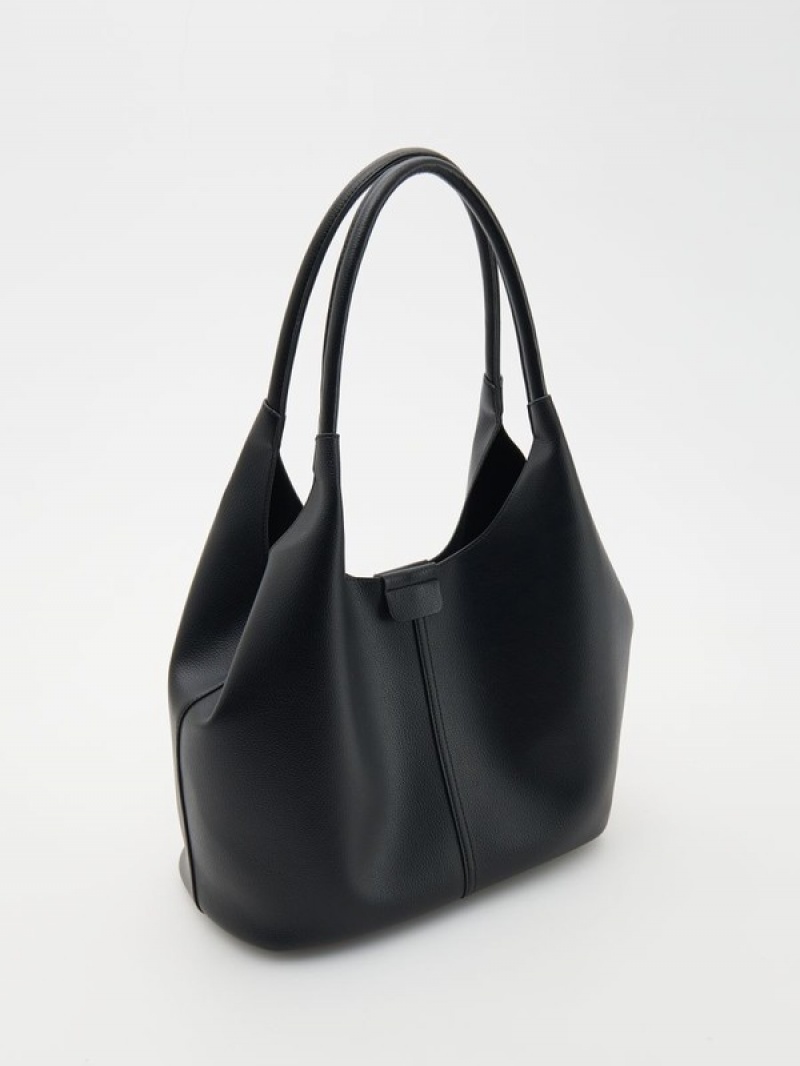 Reserved Hobo Tassen Dames Zwart | PKJWO-4695