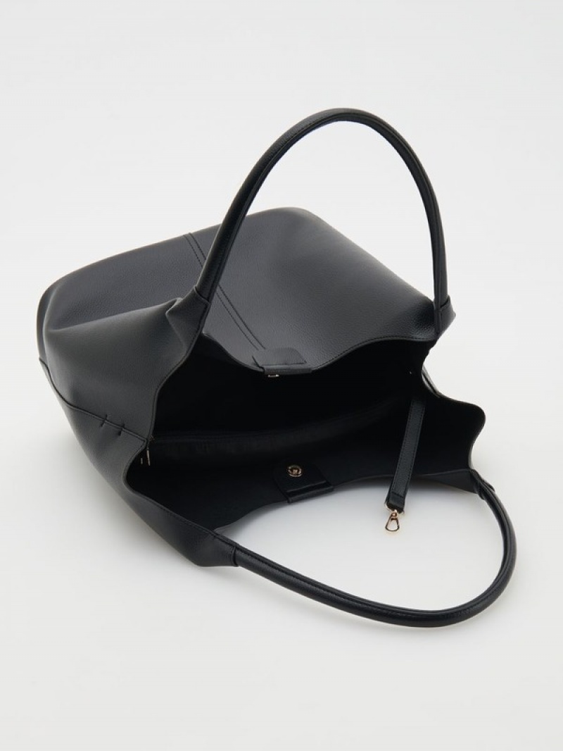 Reserved Hobo Tassen Dames Zwart | PKJWO-4695