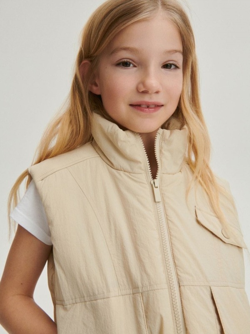 Reserved Insulated Jassen Meisjes Beige | ULVQT-2973