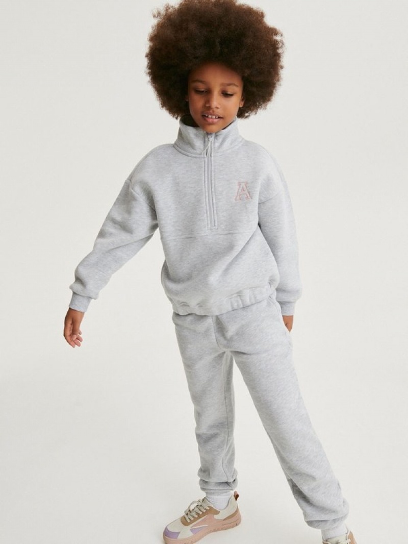 Reserved Jogger Track Bottoms Broek Meisjes Lichtgrijs | WJKVR-5810