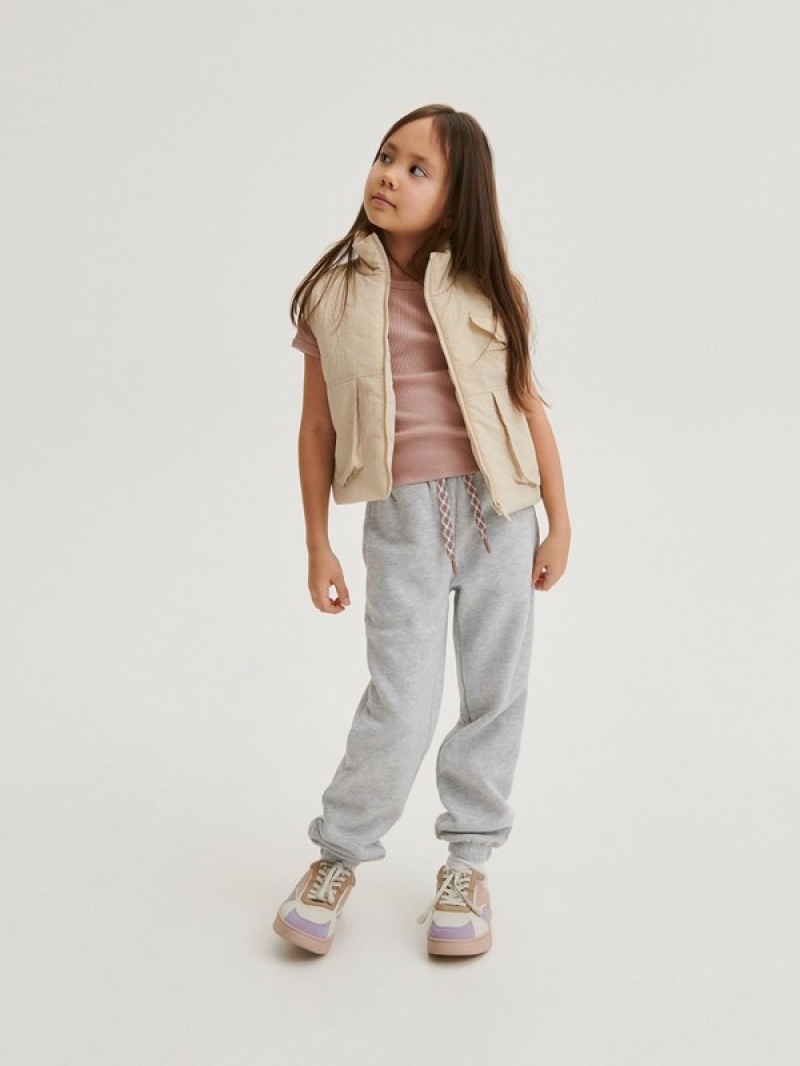 Reserved Jogger Track Bottoms Broek Meisjes Lichtgrijs | WJKVR-5810