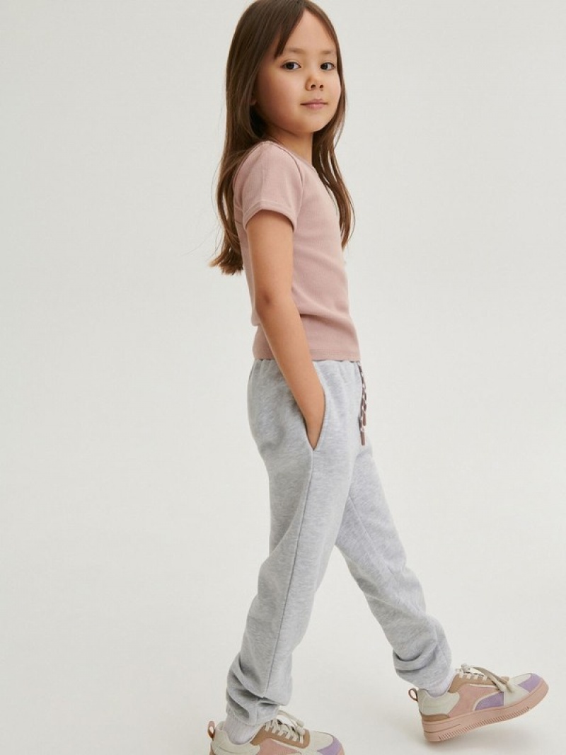 Reserved Jogger Track Bottoms Broek Meisjes Lichtgrijs | WJKVR-5810