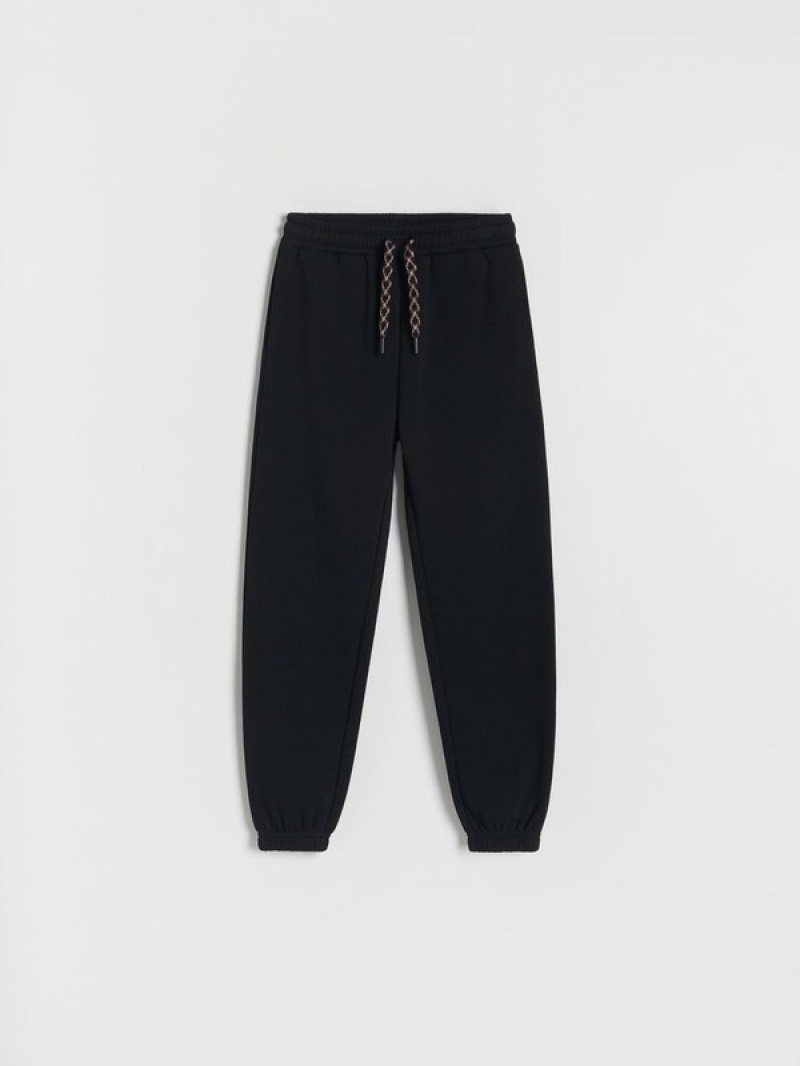 Reserved Jogger Track Bottoms Broek Meisjes Zwart | TIZSP-1864