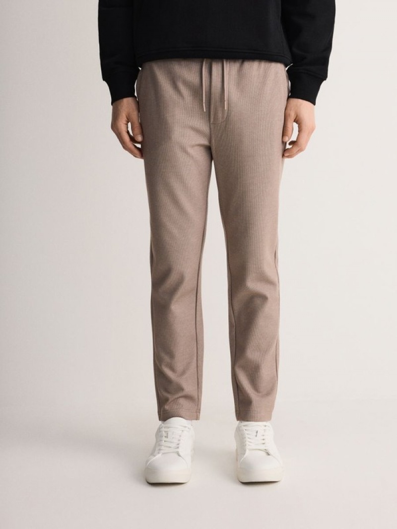 Reserved Joggers Broek Heren Beige | VZNJI-0219