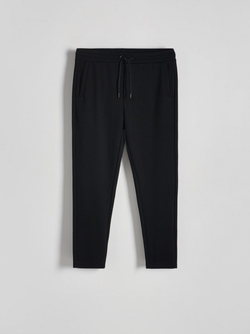 Reserved Joggers Broek Heren Zwart | QIUAM-9260