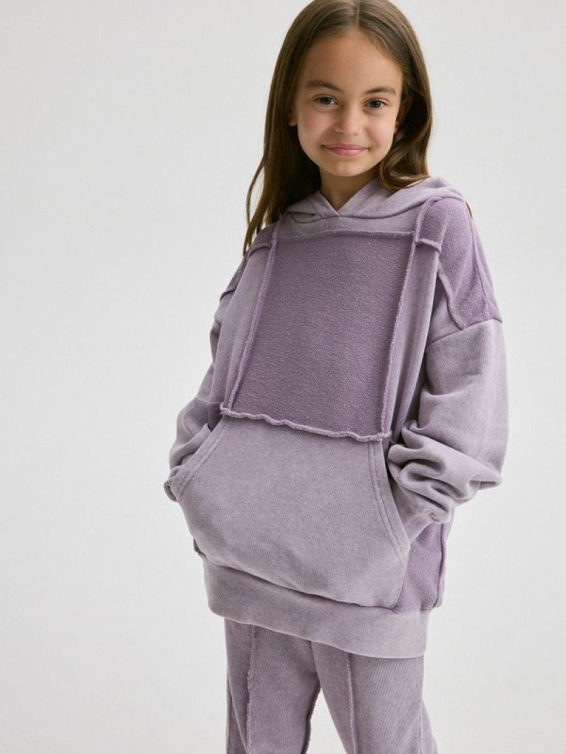 Reserved Jogging Top Sweatshirts Meisjes Lavendel | ZWKFE-5971