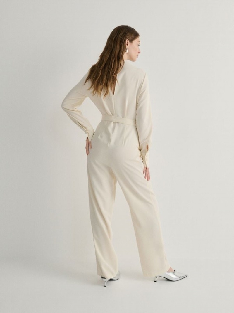 Reserved Jumpdrape Neck Broek Dames Room | DMBLV-3907