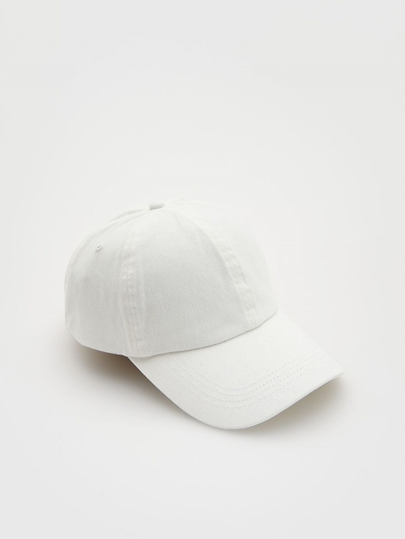 Reserved Katoenen Baseball Caps Dames Beige | VTMHU-2487