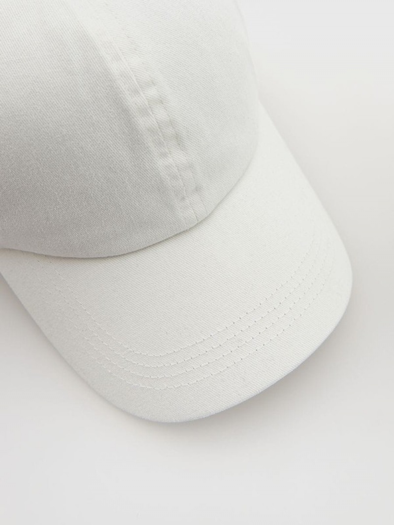 Reserved Katoenen Baseball Caps Dames Beige | VTMHU-2487