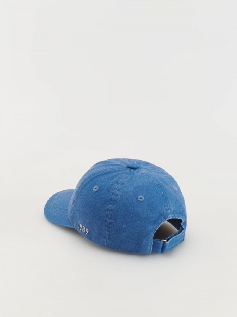 Reserved Katoenen Baseball Caps Jongens Blauw | UDKHR-5801