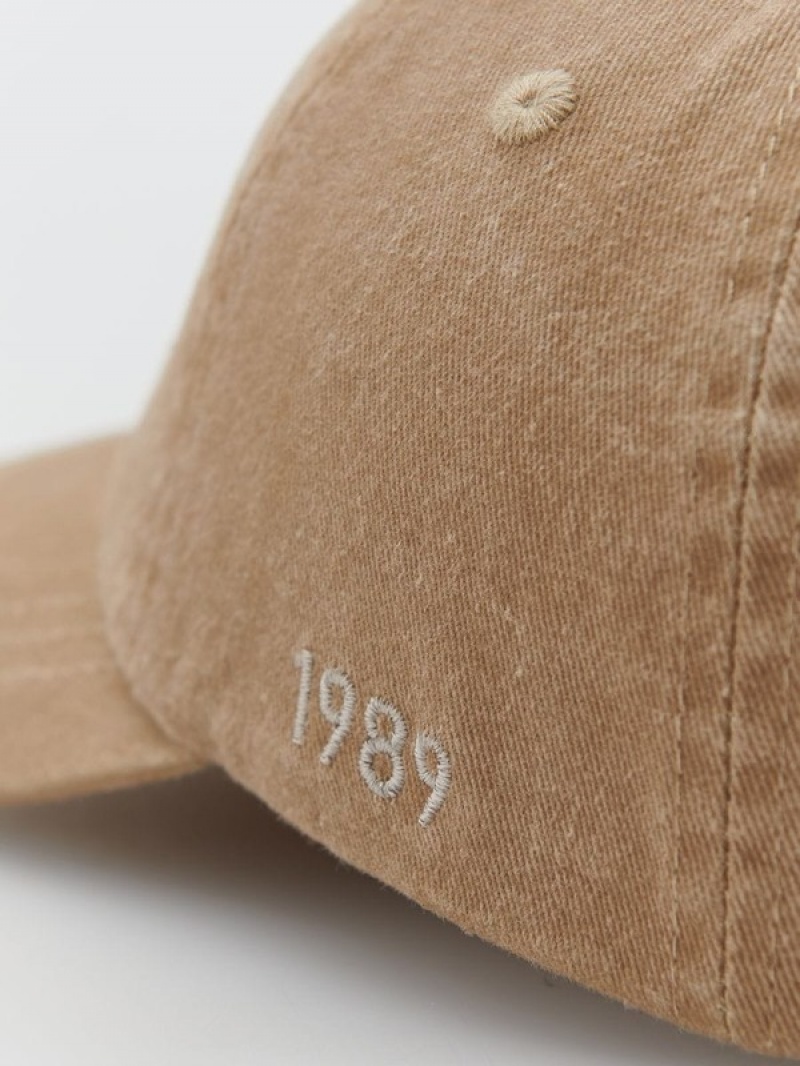 Reserved Katoenen Baseball Caps Jongens Beige | IKQYV-0624