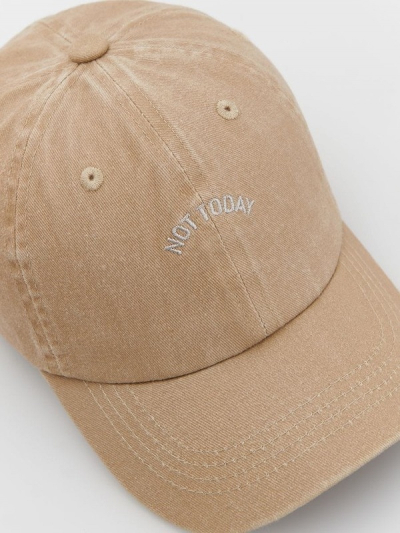 Reserved Katoenen Baseball Caps Jongens Beige | IKQYV-0624