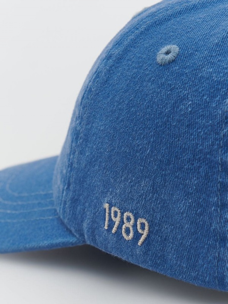 Reserved Katoenen Baseball Caps Meisjes Blauw | TGEAW-2835