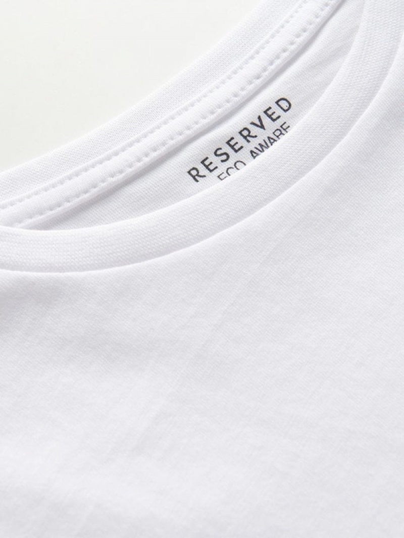 Reserved Katoenen T-shirts Jongens Wit | EPOKW-5934