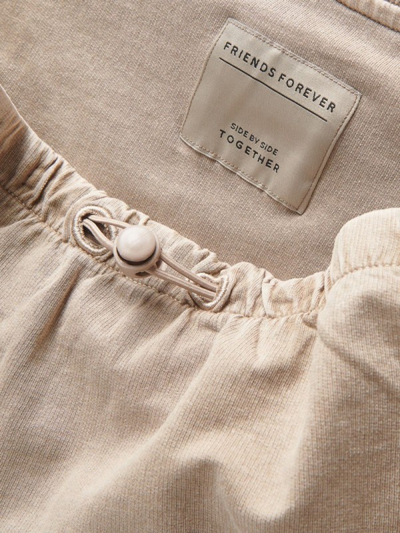 Reserved Katoenen T-shirts Meisjes Koffie | ESPHO-1928