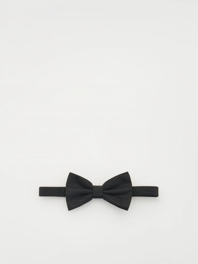 Reserved Klassieke Bow Tie Riemen Heren Zwart | EACPQ-2601