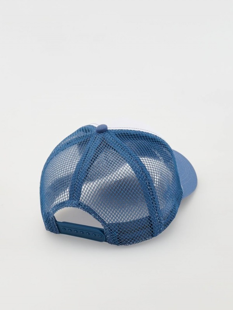 Reserved Klassieke Caps Meisjes Grijs Blauw | HTIAY-1425