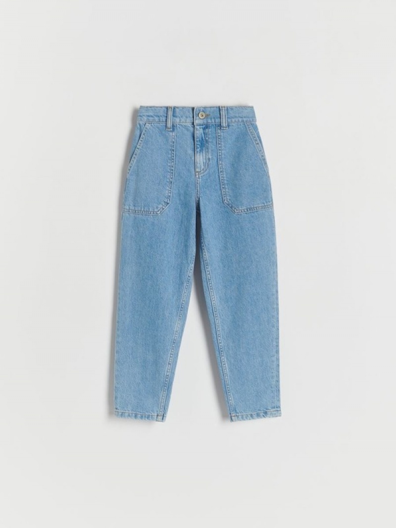 Reserved Klassieke Denim Balloon Jeans Jongens Blauw | HZINX-1079