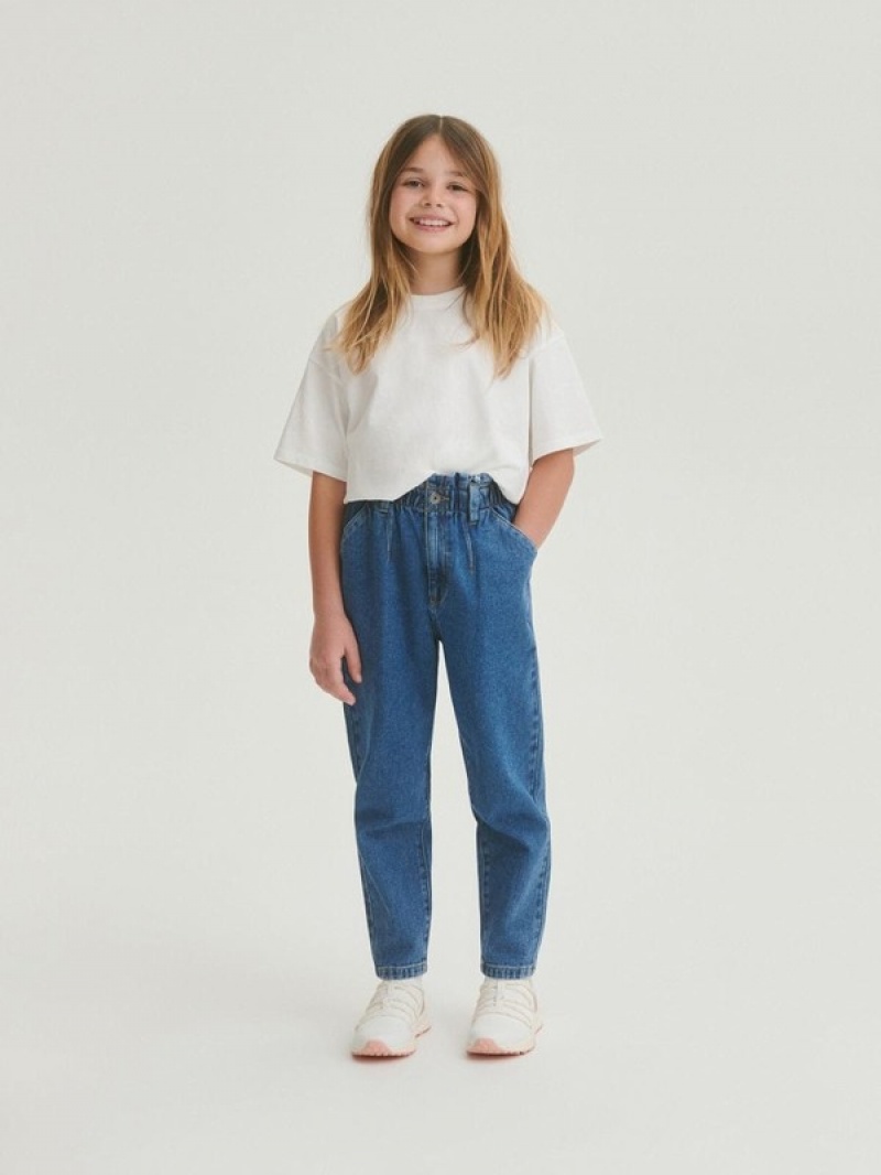 Reserved Klassieke Denimgy Jeans Meisjes Blauw | MBWLG-1034