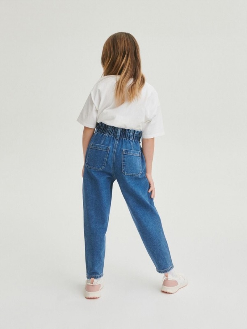 Reserved Klassieke Denimgy Jeans Meisjes Blauw | MBWLG-1034