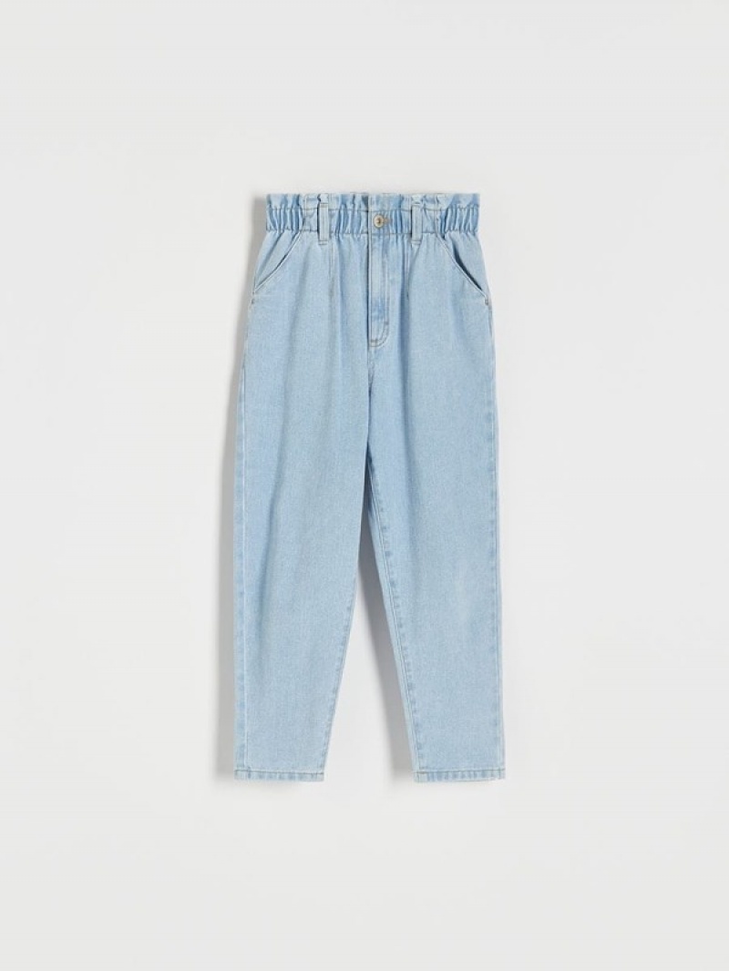 Reserved Klassieke Denimgy Jeans Meisjes Blauw | EVDTQ-8342