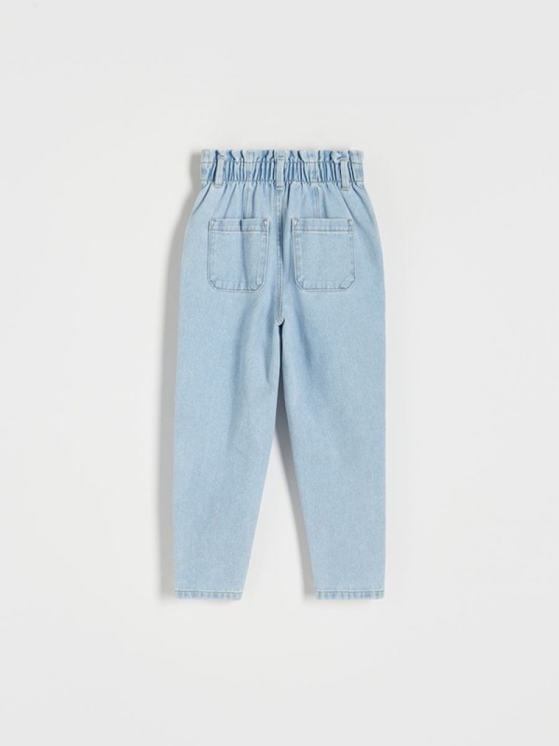 Reserved Klassieke Denimgy Jeans Meisjes Blauw | EVDTQ-8342