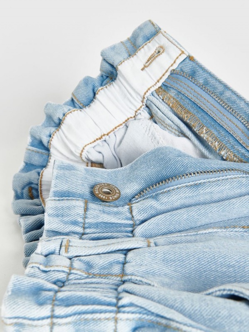 Reserved Klassieke Denimgy Jeans Meisjes Blauw | EVDTQ-8342