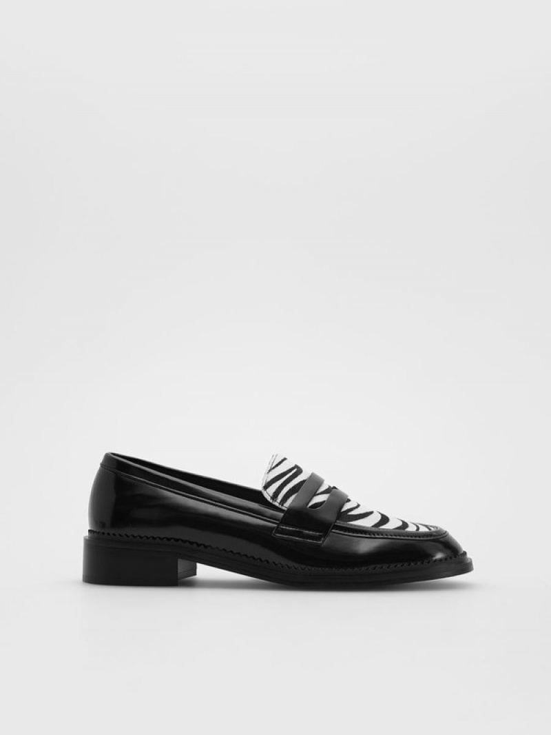 Reserved Leren Loafers Dames Gekleurd | UKSJX-0391