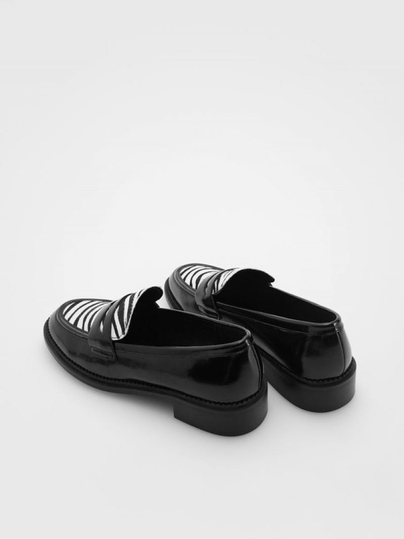 Reserved Leren Loafers Dames Gekleurd | UKSJX-0391