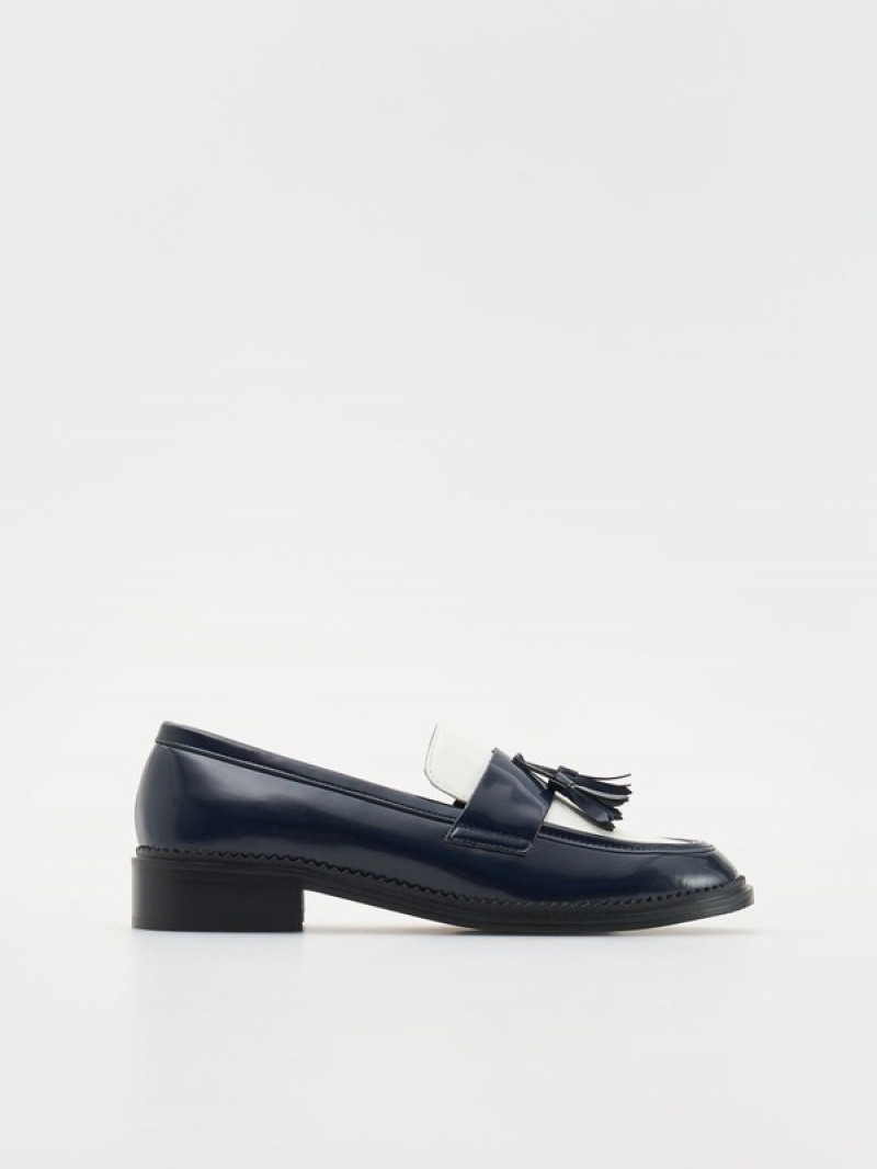 Reserved Leren Loafers Dames Gekleurd | ZRXGV-8321