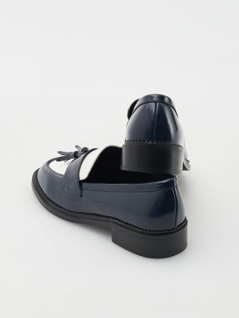 Reserved Leren Loafers Dames Gekleurd | ZRXGV-8321