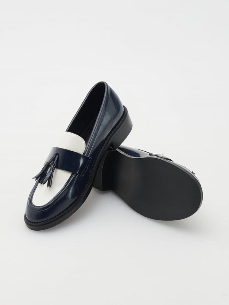 Reserved Leren Loafers Dames Gekleurd | ZRXGV-8321