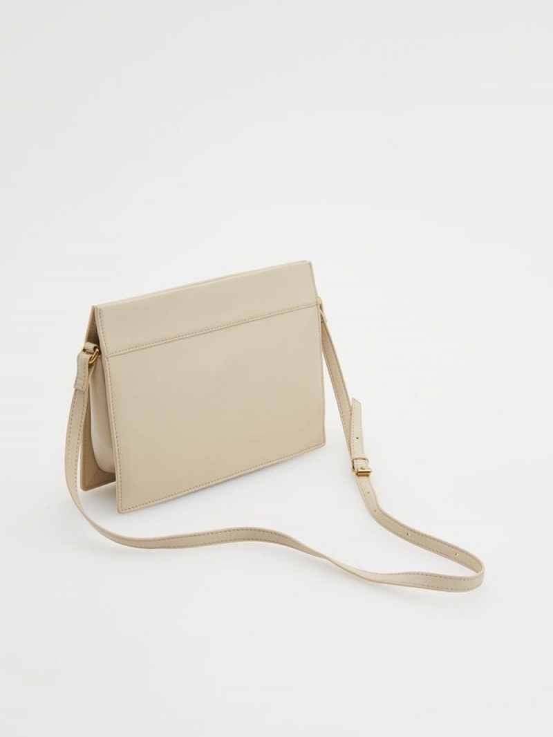 Reserved Leren Tassen Dames Beige | IDFYG-5962