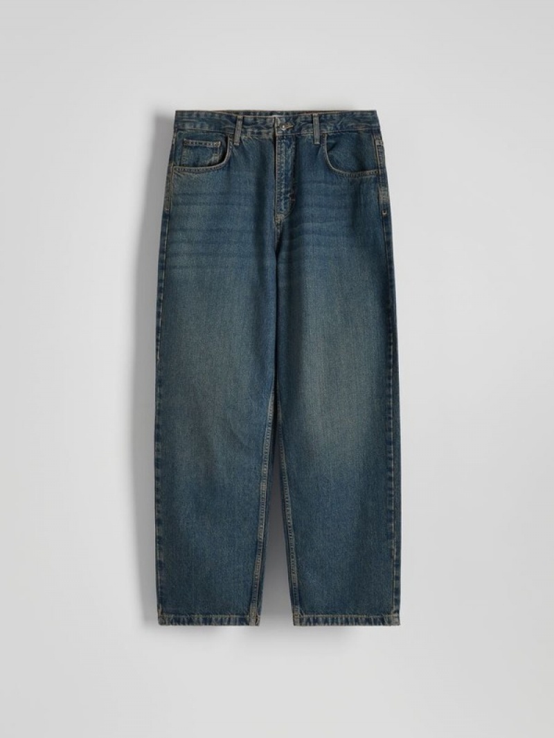 Reserved Loosewash Effect Jeans Heren Blauw | YEGUW-1074