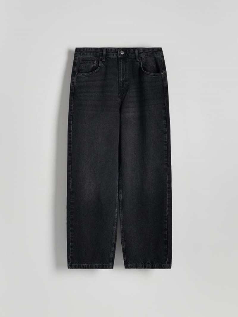 Reserved Loosewash Effect Jeans Heren Grijs | BGJPE-7159