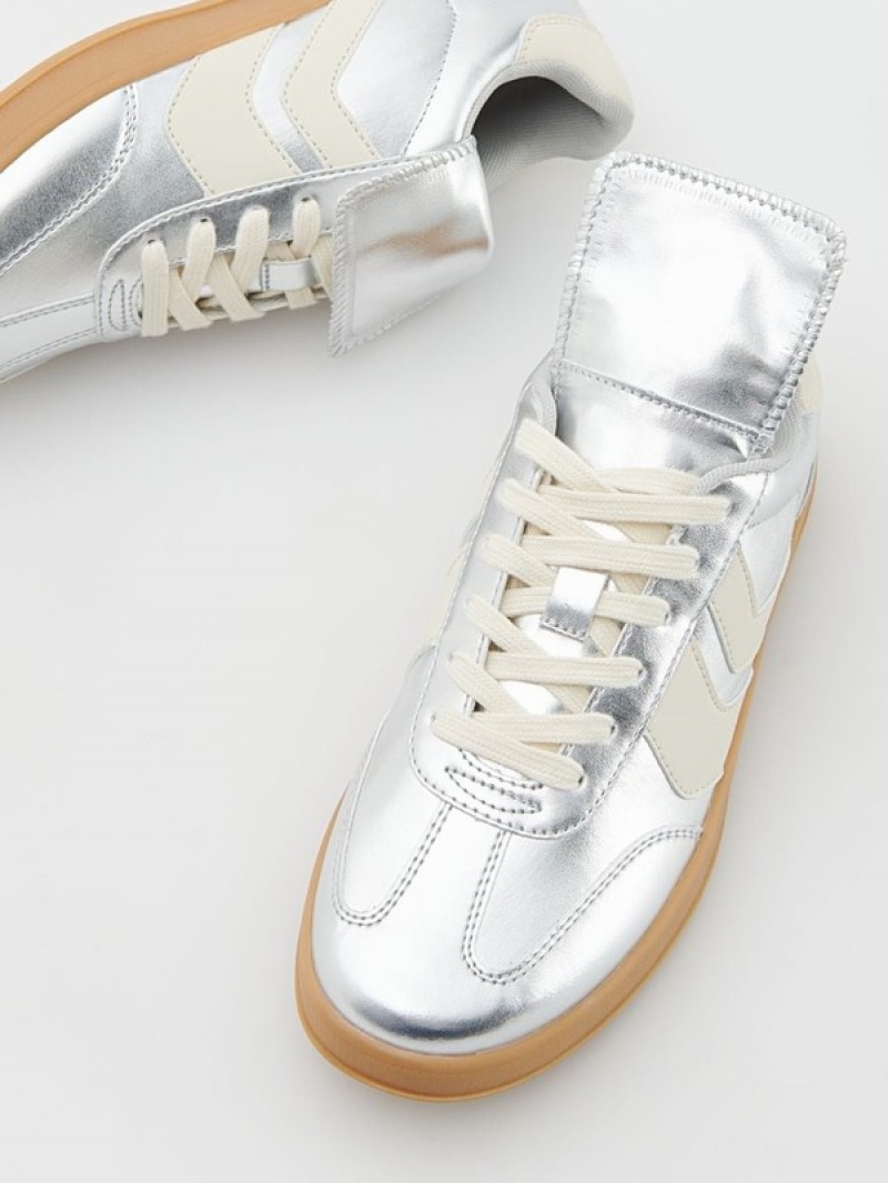 Reserved Metallised Sneakers Dames Gekleurd | TXSFG-8079