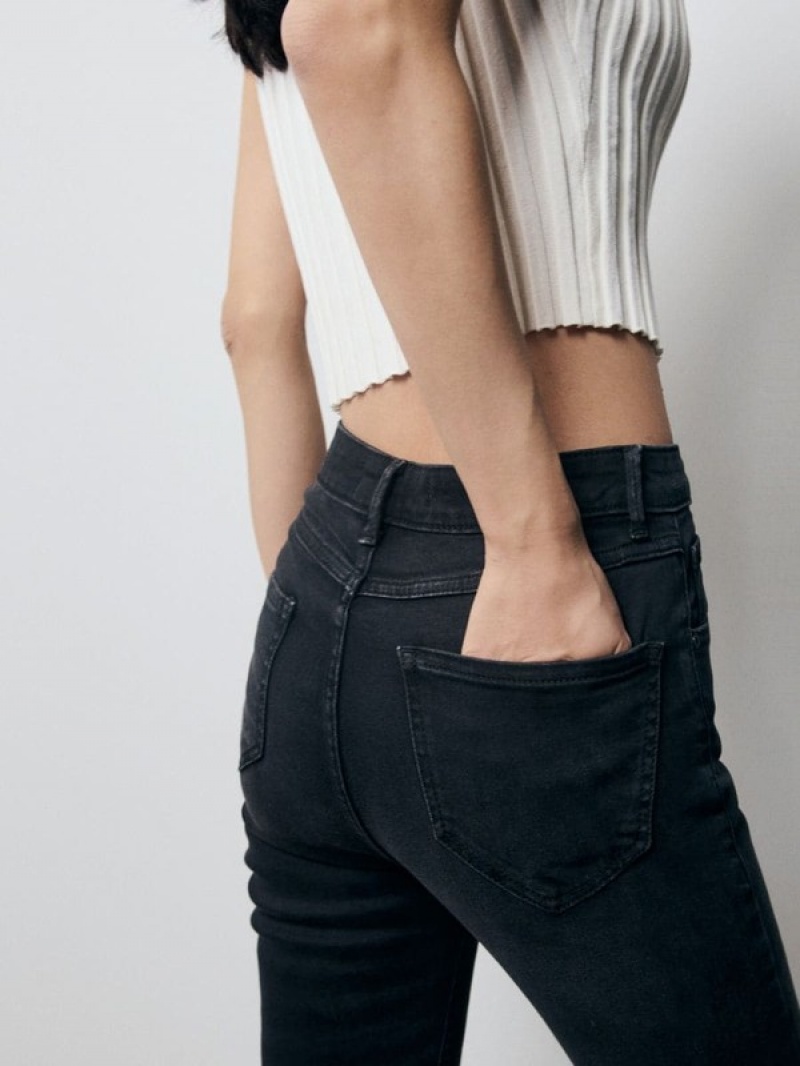 Reserved Mid Rise Slim Jeans Dames Zwart | GUBPQ-6057