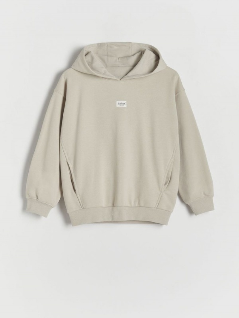 Reserved Oversized Truien Jongens Beige | BYEGR-9106