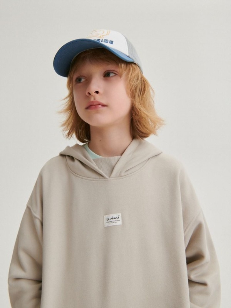 Reserved Oversized Truien Jongens Beige | PJCRQ-9724