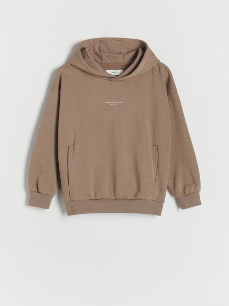 Reserved Oversized Truien Jongens Bruin | EGHRM-4197