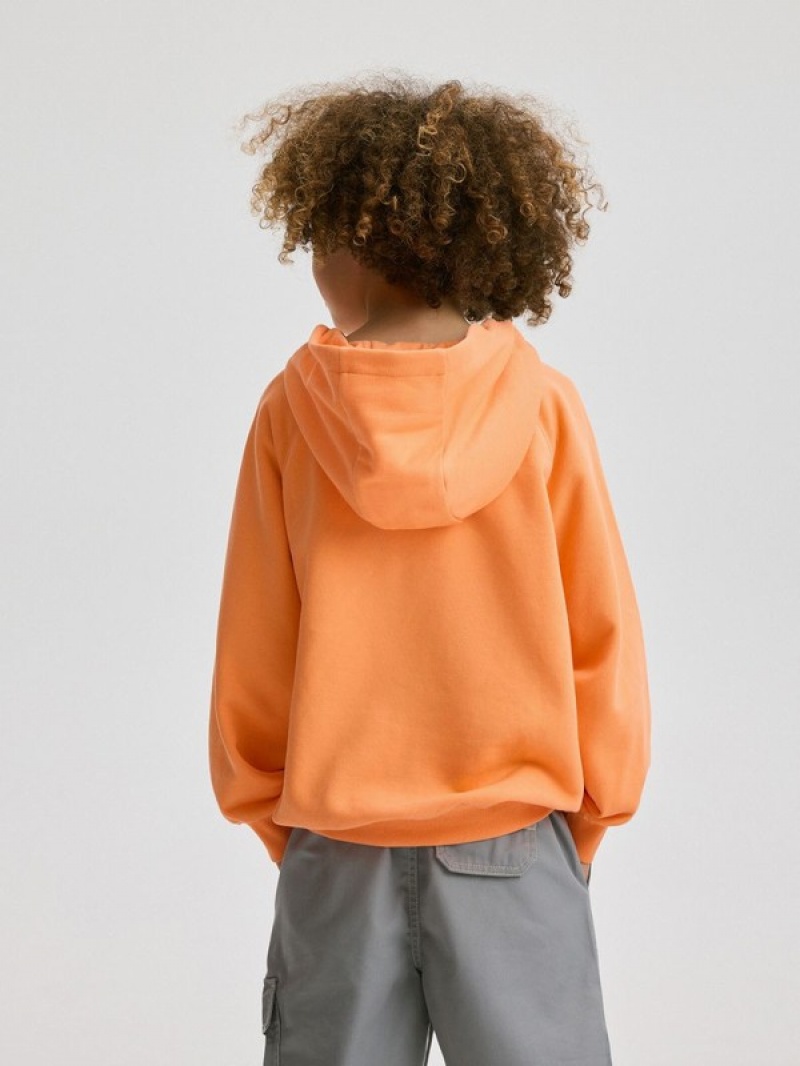 Reserved Oversized Truien Jongens Koraal | QNICP-0759