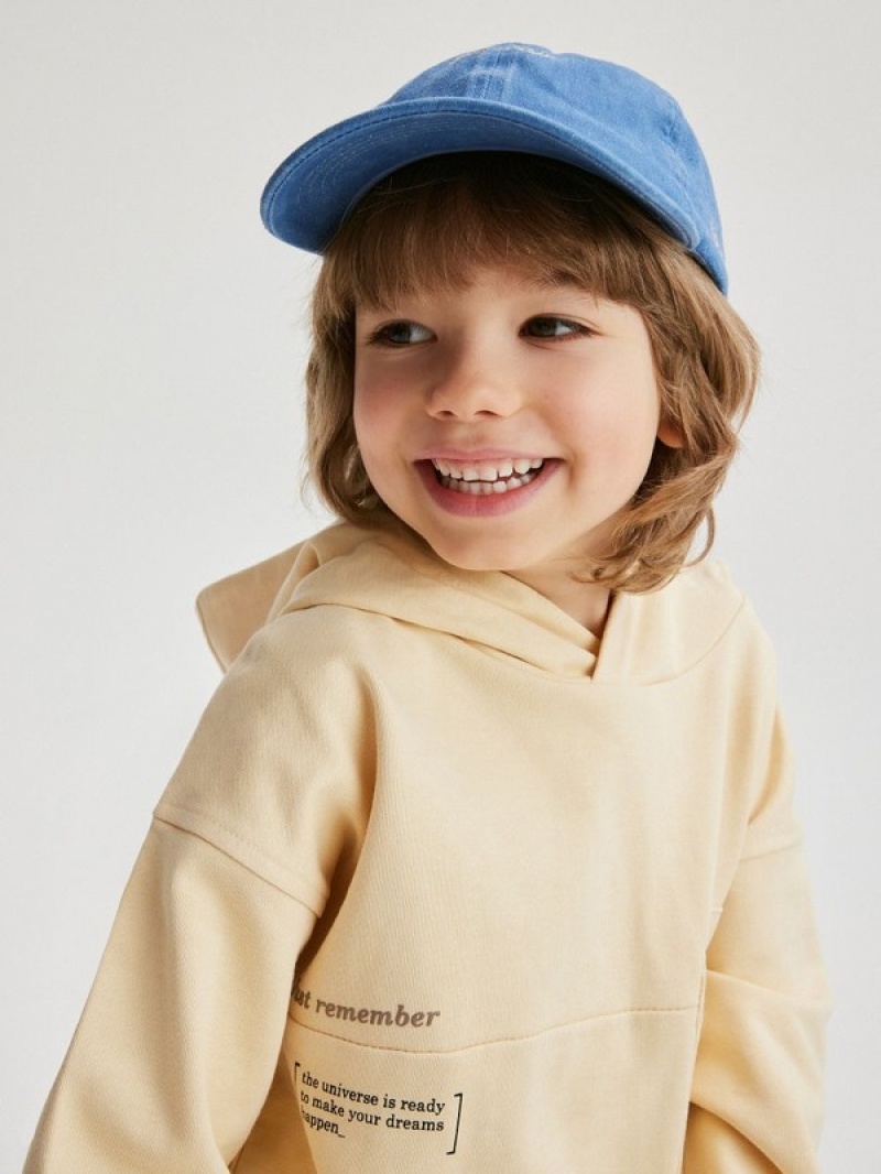 Reserved Oversized Truien Jongens Lichtgeel | QPAHO-6842