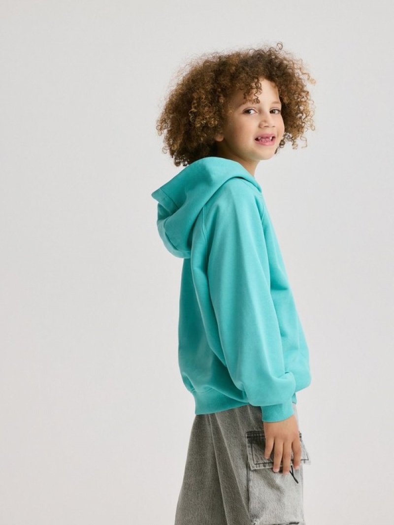 Reserved Oversized Truien Jongens Turquoise | HSCWU-2680