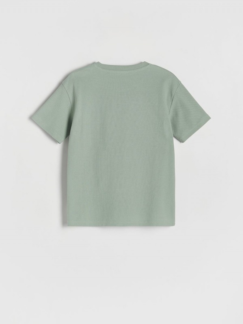 Reserved Oversized T-shirts Jongens Groen | HVOTR-9841