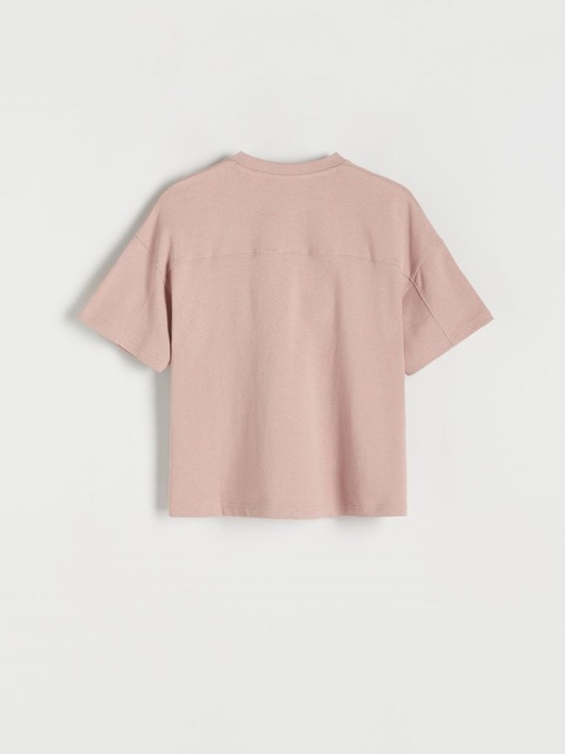 Reserved Oversized T-shirts Jongens Roze | HWJZQ-0895