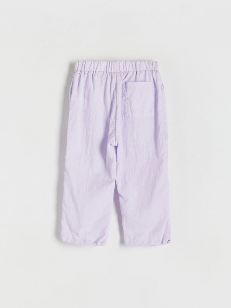 Reserved Parachute Broek Meisjes Lavendel | MQPSA-8317