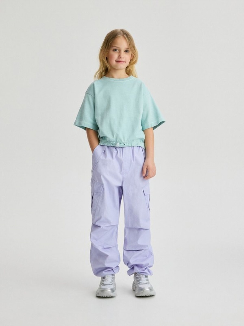 Reserved Parachutecargo Pockets Broek Meisjes Lavendel | KLOVM-7986