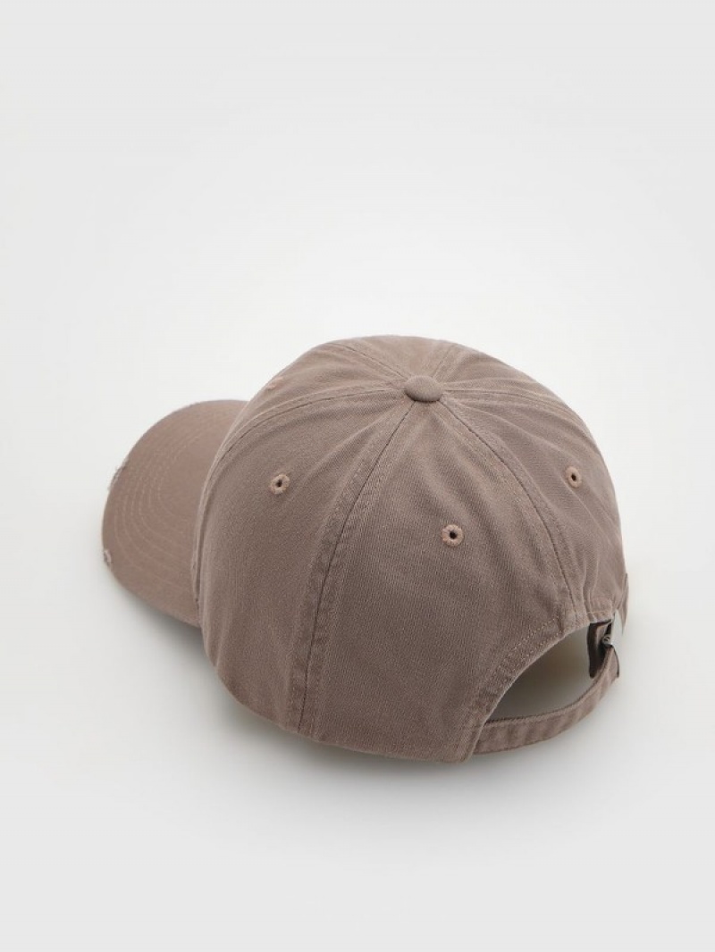 Reserved Peaked Caps Dames Koffie | HILQY-1305