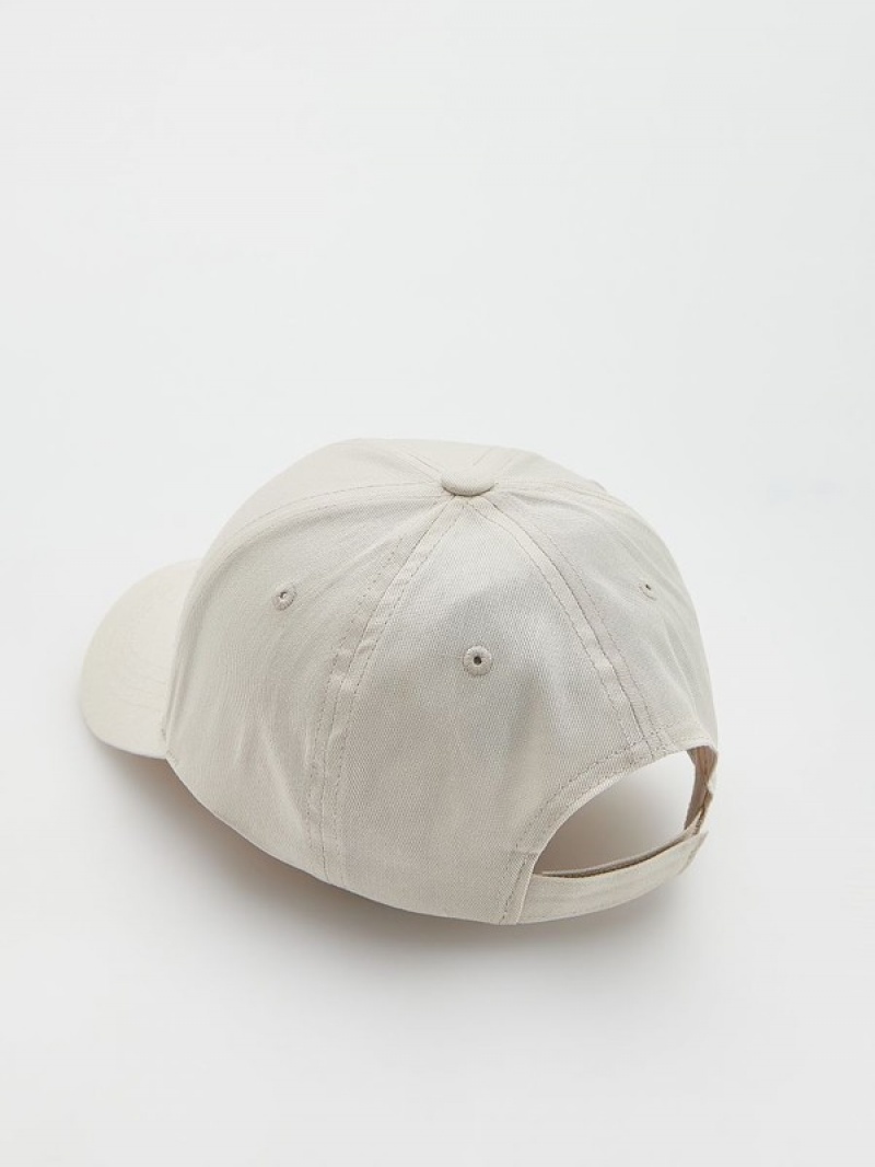 Reserved Peaked Caps Heren Beige | BASWL-8714