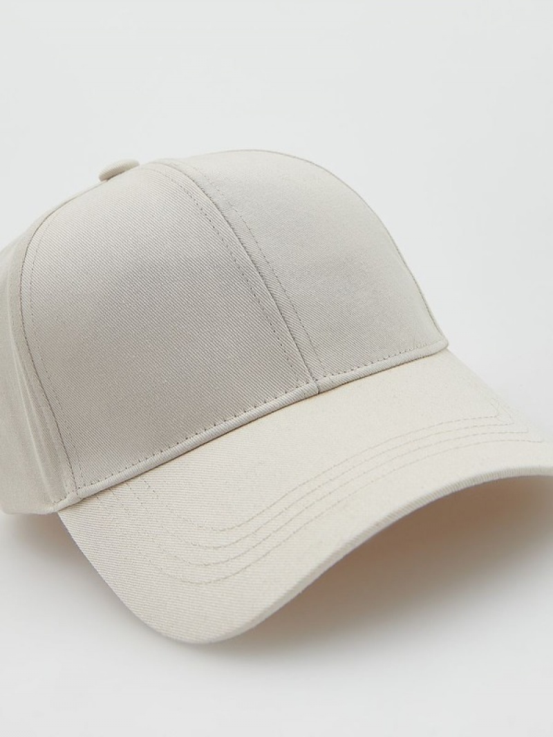 Reserved Peaked Caps Heren Beige | BASWL-8714